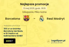 Barcelona - Real Madryt promocje bukmacherskie