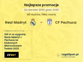 Real Madryt - CF Pachuca promocje bukmacherskie