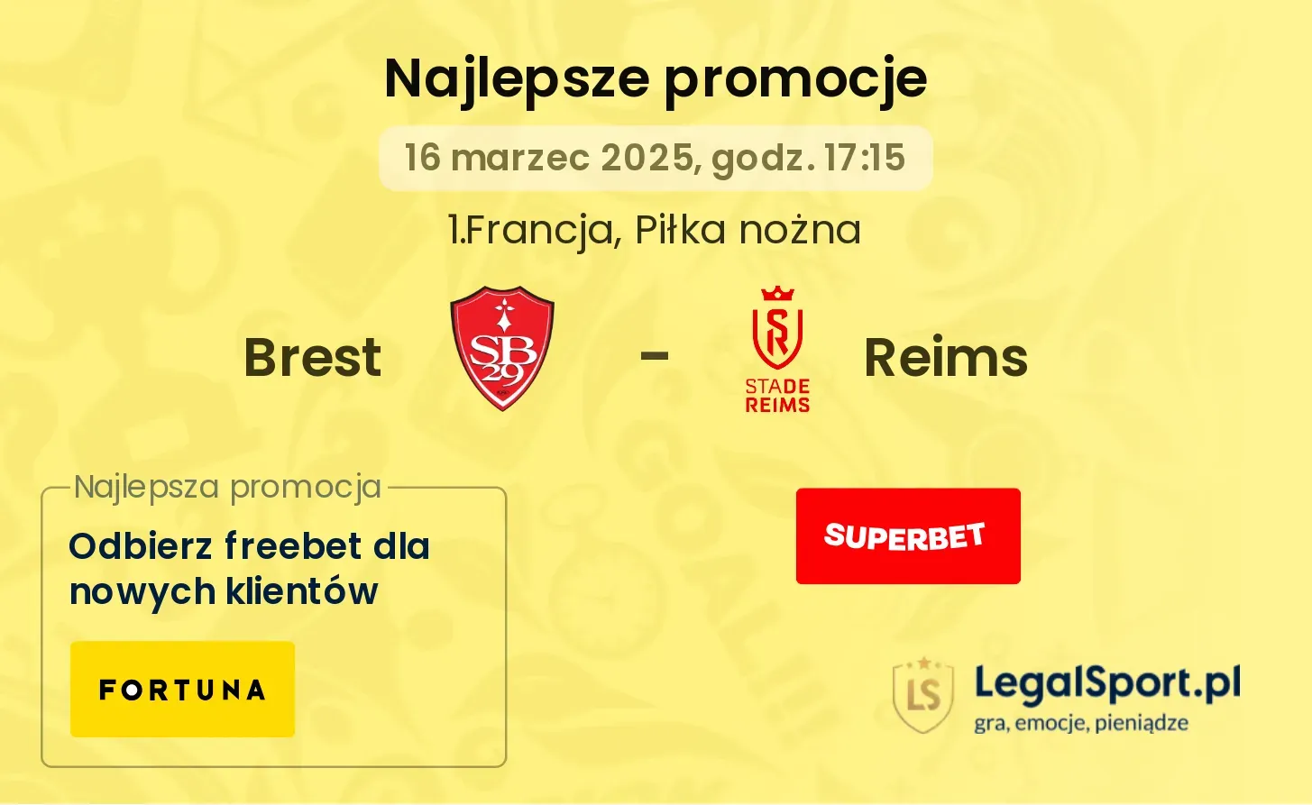 Brest - Reims promocje bukmacherskie