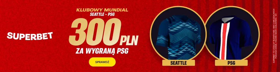 300 zł od Superbet za zwycięstwo PSG