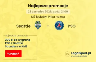 Seattle - PSG promocje bukmacherskie