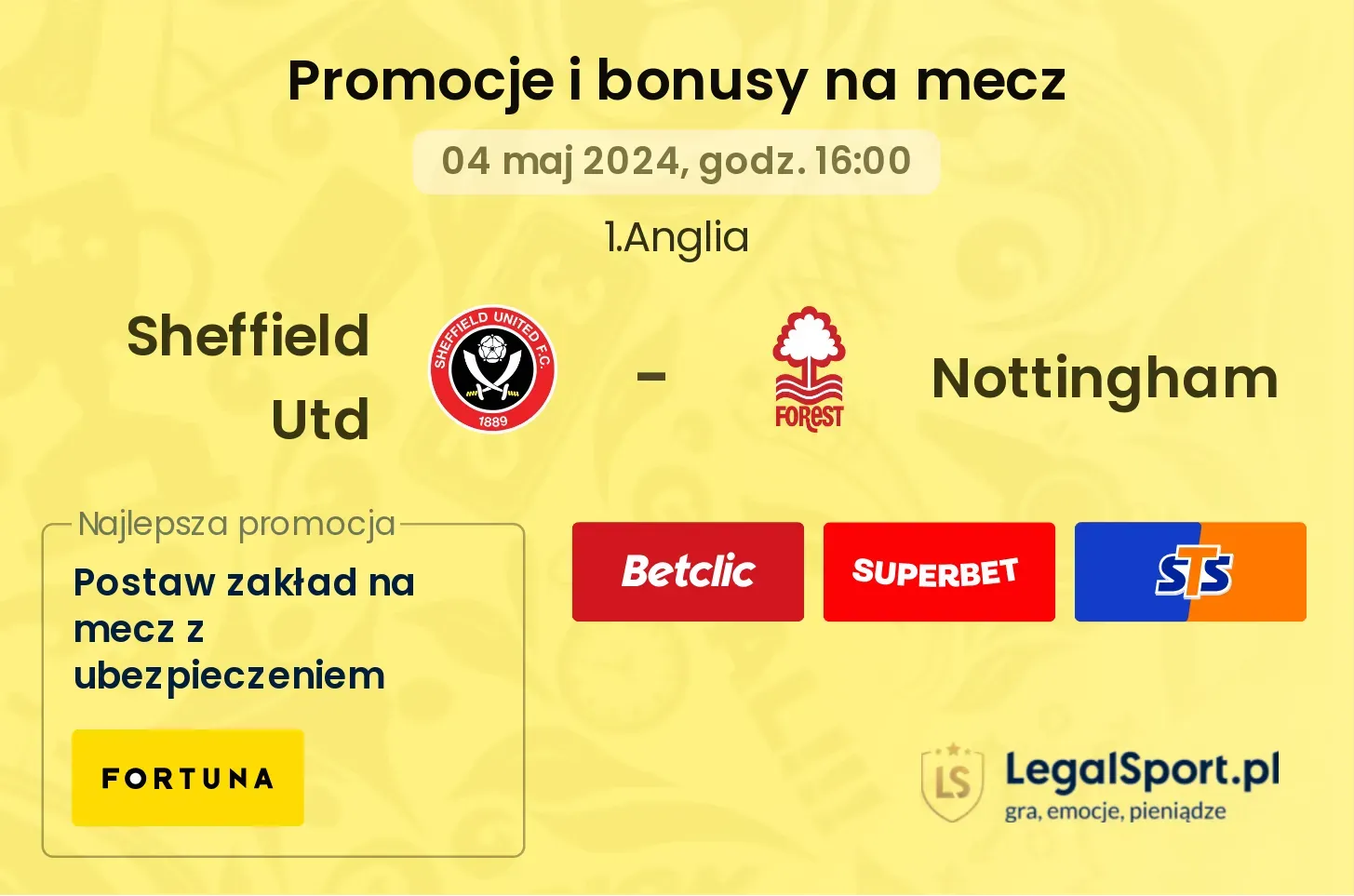 Sheffield Utd - Nottingham promocje bonusy na mecz