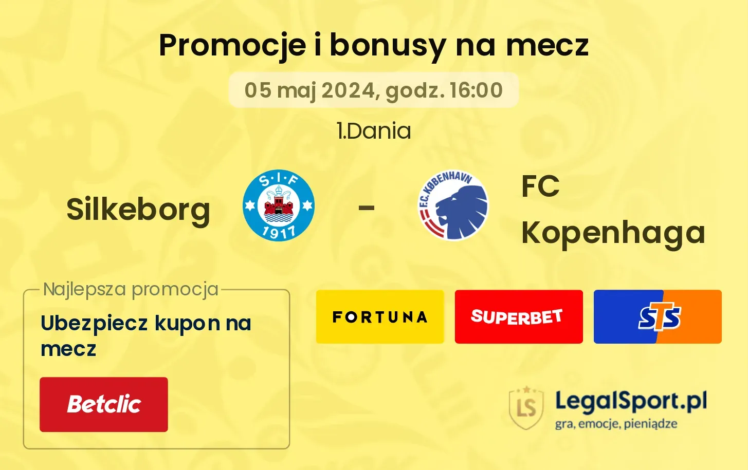 Silkeborg - FC Kopenhaga promocje bonusy na mecz