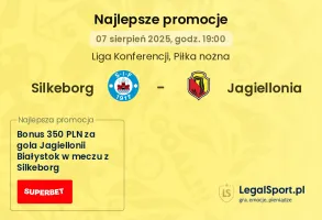 Silkeborg - Jagiellonia promocje u bukmacherów