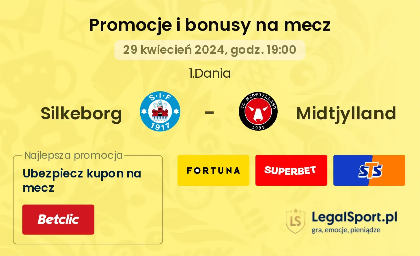 Silkeborg - Midtjylland promocje bonusy na mecz