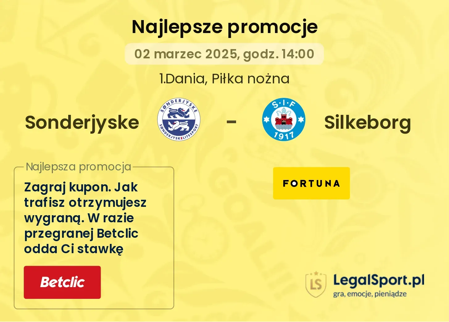 Sonderjyske - Silkeborg promocje bukmacherskie