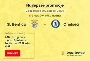SL Benfica - Chelsea promocje u bukmacherów