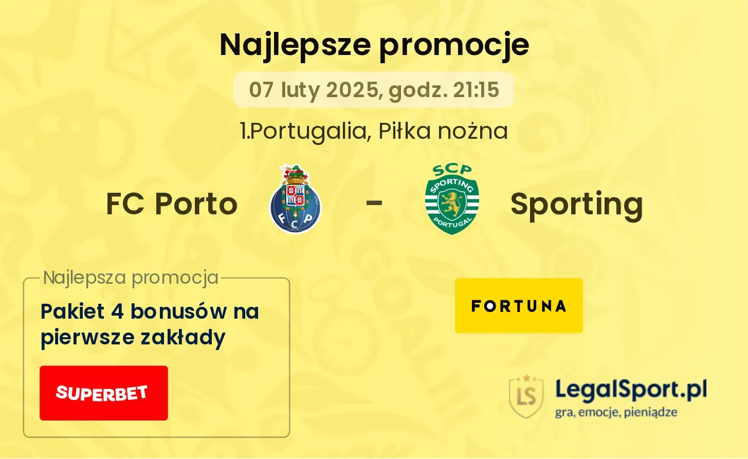 FC Porto - Sporting promocje bukmacherskie