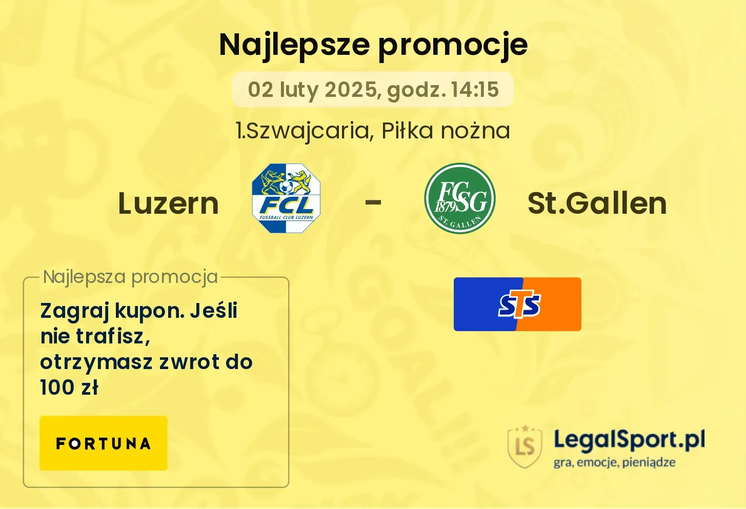 Luzern - St.Gallen promocje u bukmacherów