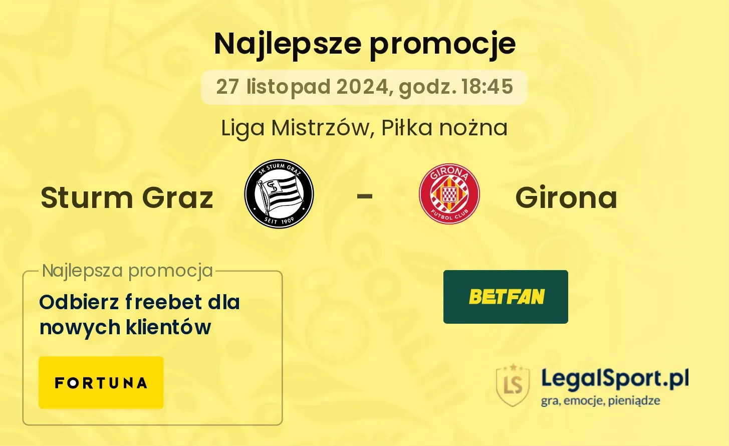 Sturm Graz - Girona promocje bukmacherskie