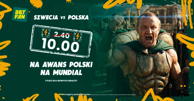 Boost 10.00 na awans Polski na mundial w BETFAN