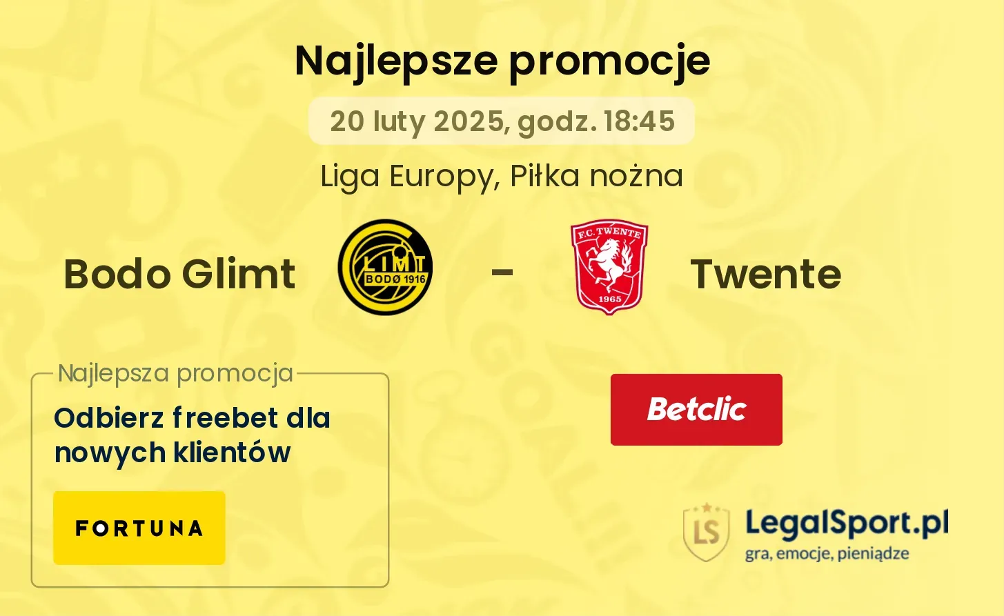 Bodo Glimt - Twente promocje u bukmacherów