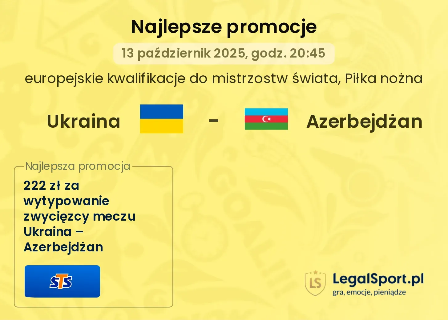 Ukraina - Azerbejdżan promocje u bukmacherów
