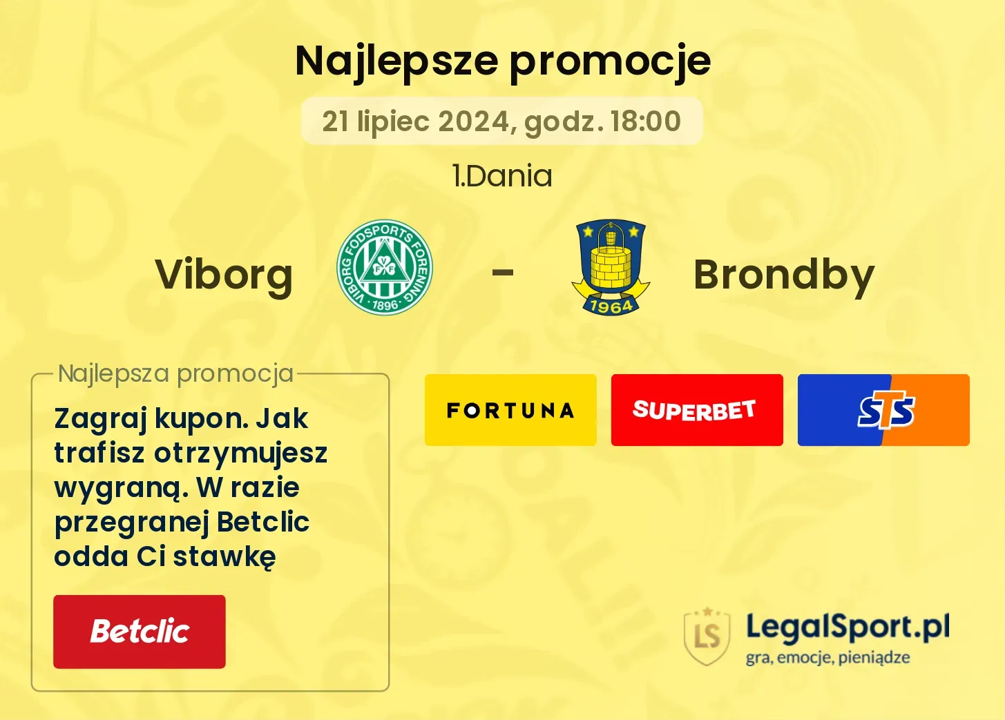 Brondby - Viborg promocje bukmacherskie