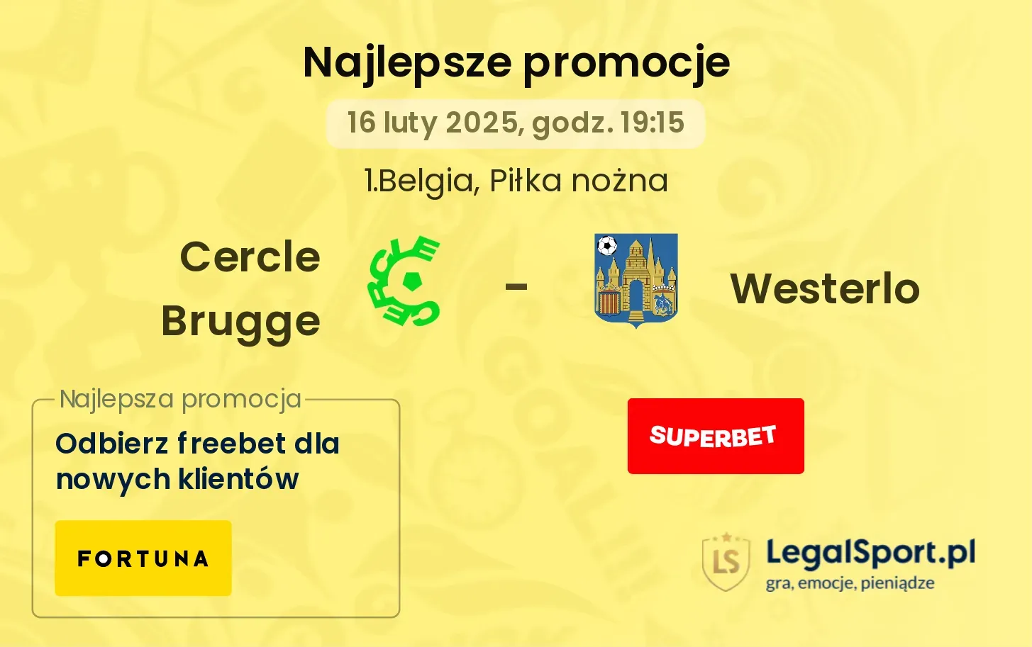 Cercle Brugge - Westerlo promocje u bukmacherów