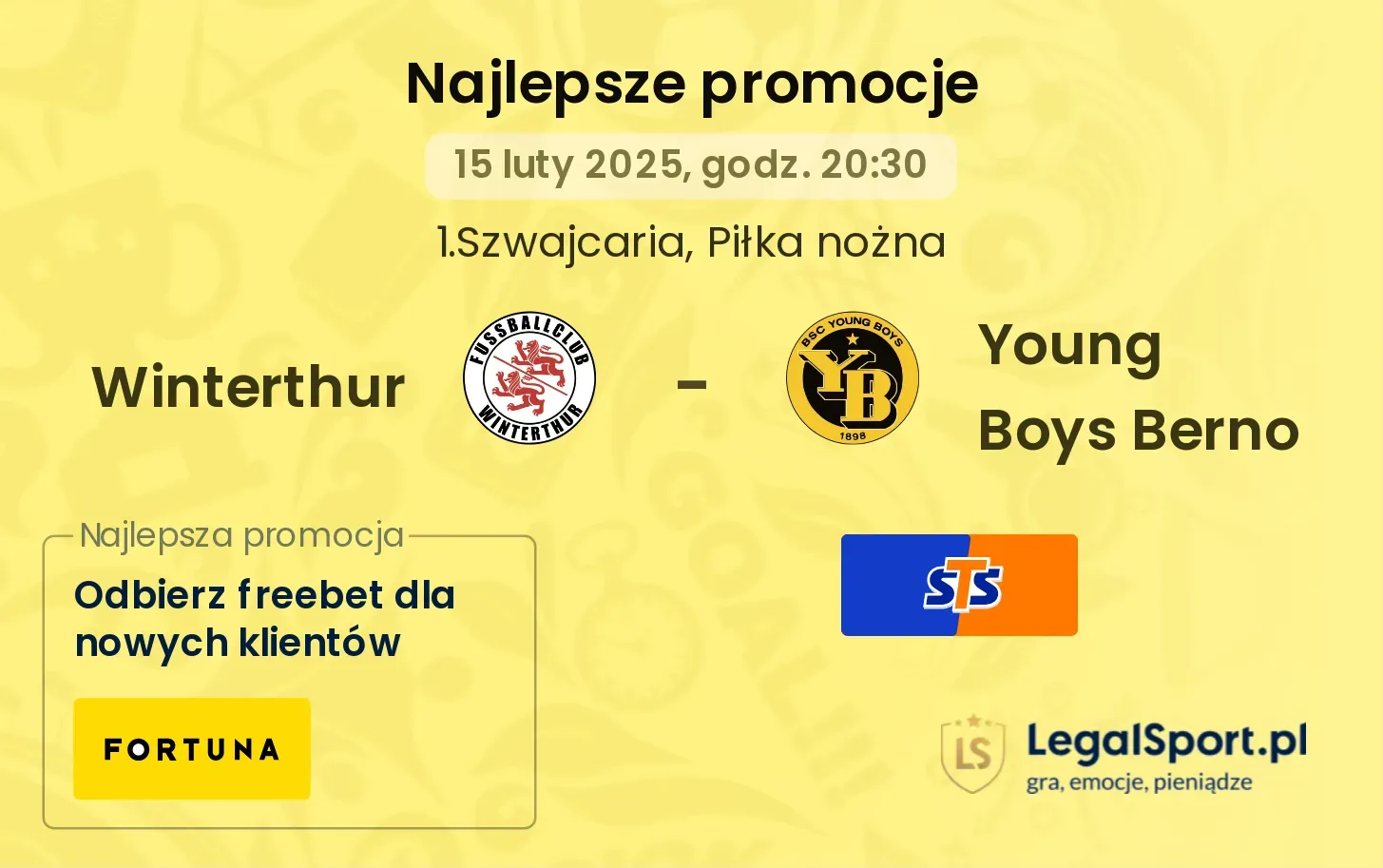 Winterthur - Young Boys Berno promocje bukmacherskie
