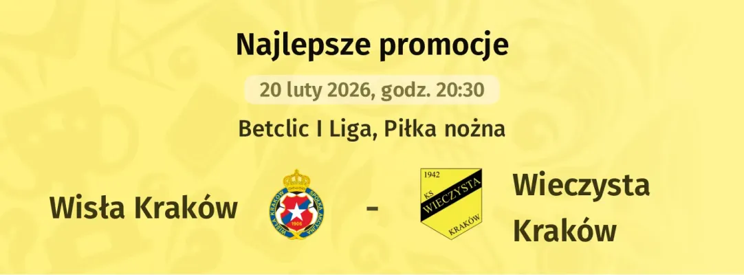 STS: 247 zł za wytypowanie zwycięzcy meczu Wisła Kraków - Wieczysta