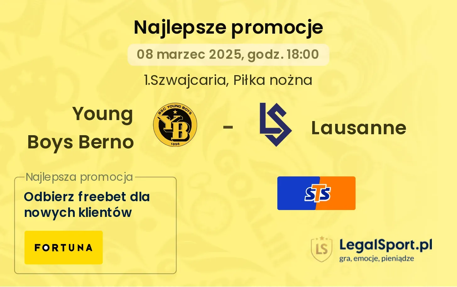 Young Boys Berno - Lausanne promocje u bukmacherów