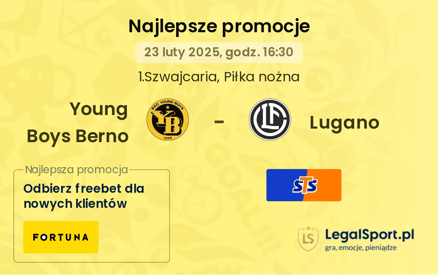 Young Boys Berno - Lugano promocje bukmacherskie