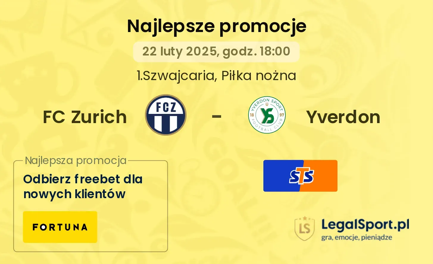 FC Zurich - Yverdon promocje bukmacherskie