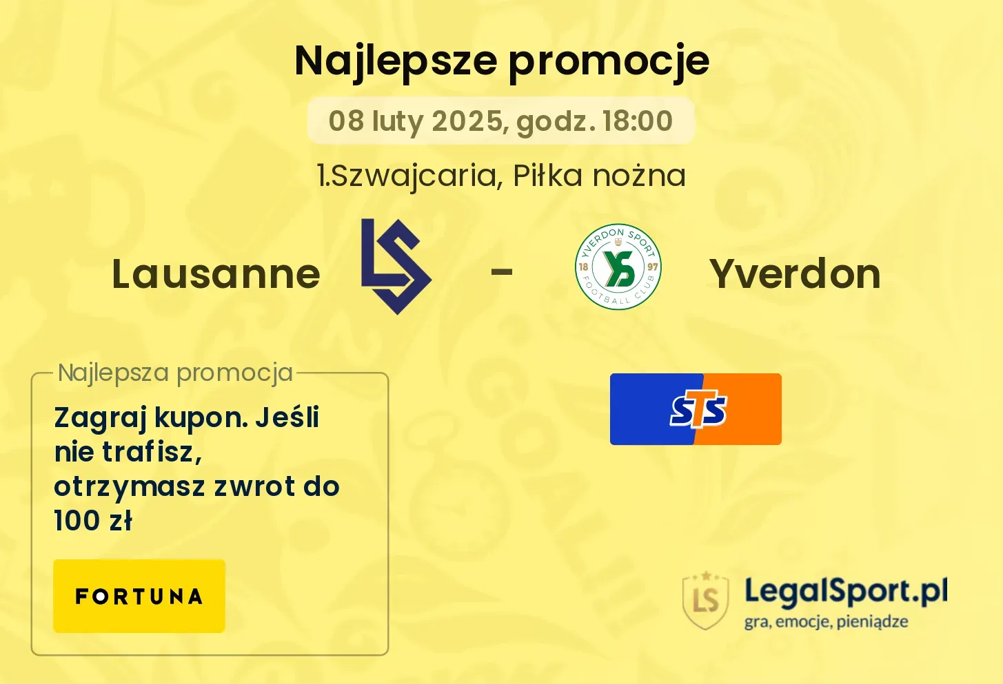 Lausanne - Yverdon promocje bukmacherskie
