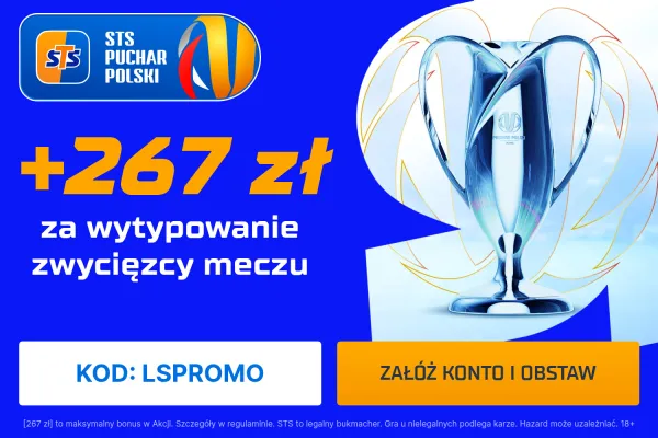 STS: 267 zł za wytypowanie zwycięzcy meczu Zawisza Bydgoszcz – Górnik Zabrze