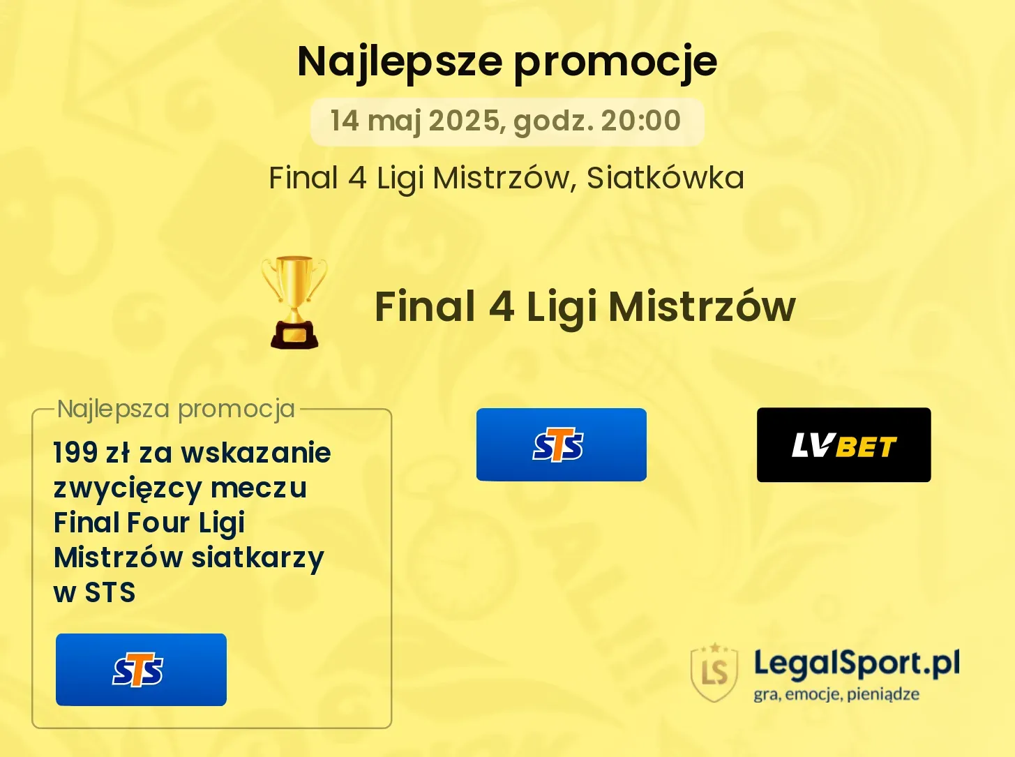 Final 4 siatkarskiej Ligi Mistrzów promocje bukmacherskie