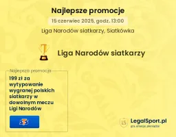 Liga Narodów siatkarzy promocje bukmacherskie
