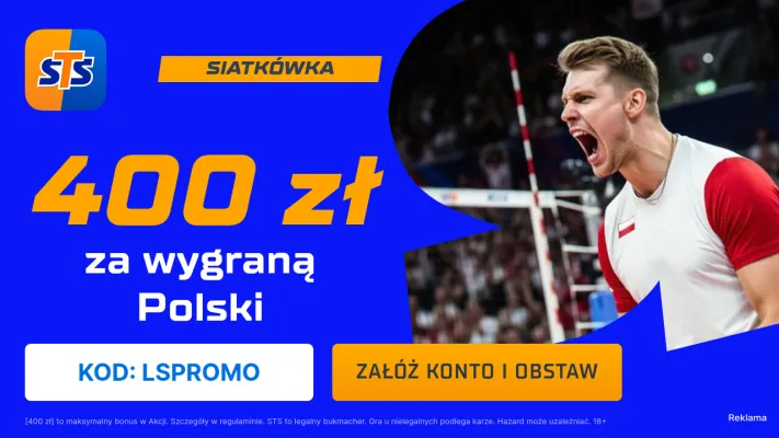 STS: 400 zł za wygraną Polskich siatkarzy w Lidze Narodów