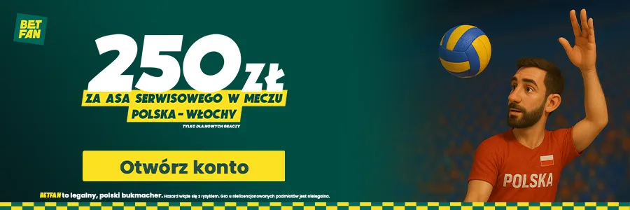 Promocja BETFAN na mecz Polska - Włochy