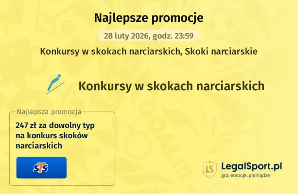 STS: 247 zł za dowolny typ na konkurs skoków narciarskich