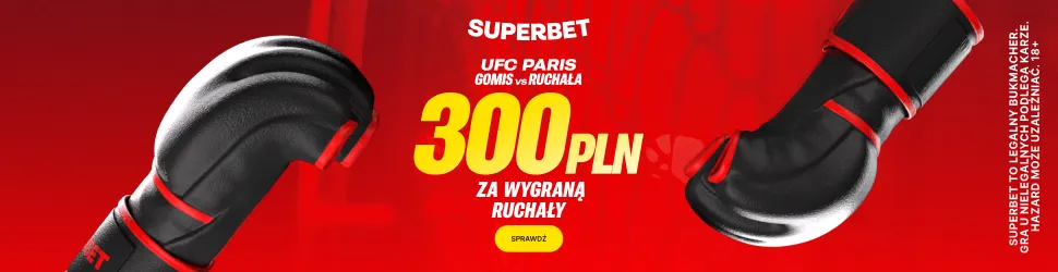 300 zł za zwycięstwo Ruchały od Superbet