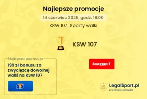 KSW 107 promocje bukmacherskie