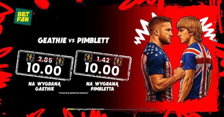 BETFAN: Kurs 10.0 na wygraną Gaethje i Pimbletta