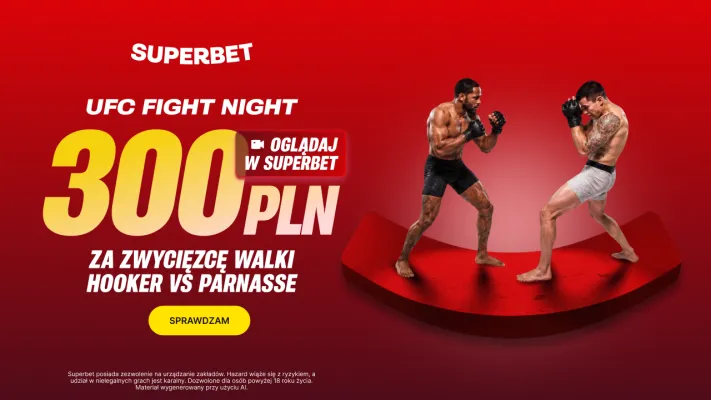 Promocja Superbet: 300 PLN za zwycięzcę walki Dan Hooker - Salahdine Parnasse