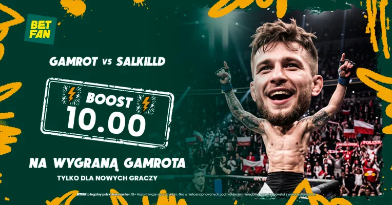 Promocja BETFAN: Kurs 10.00 na wygraną Mateusza Gamrota z Quillanem Salkilldem