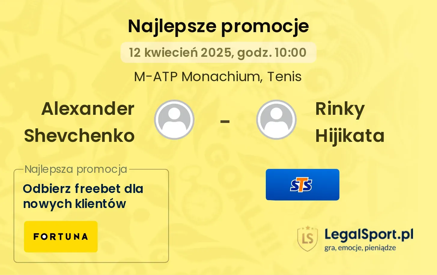 Alexander Shevchenko - Rinky Hijikata promocje bukmacherskie