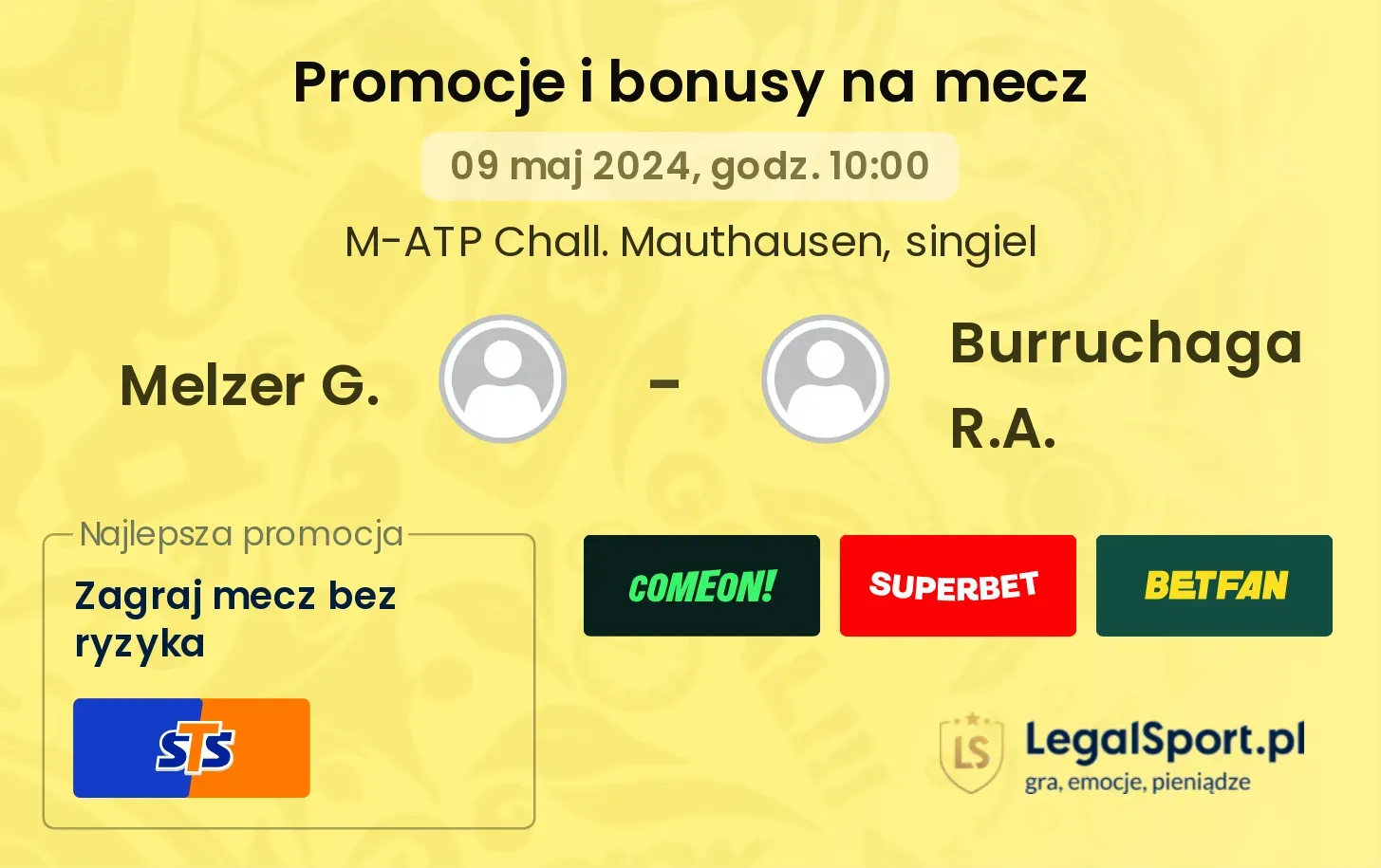 Melzer G. - Burruchaga R.A. promocje bonusy na mecz