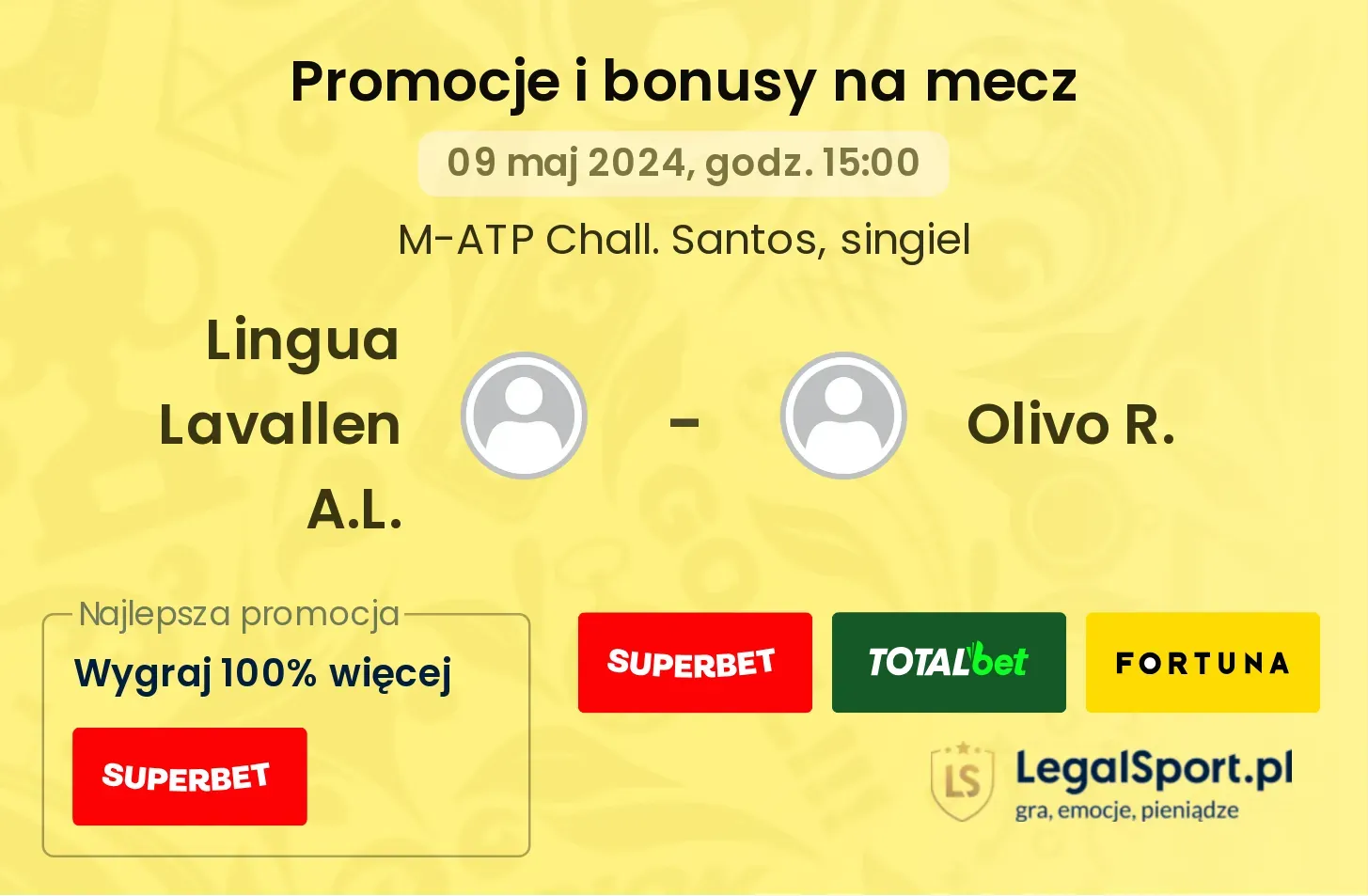 Lingua Lavallen A.L. - Olivo R. promocje bonusy na mecz
