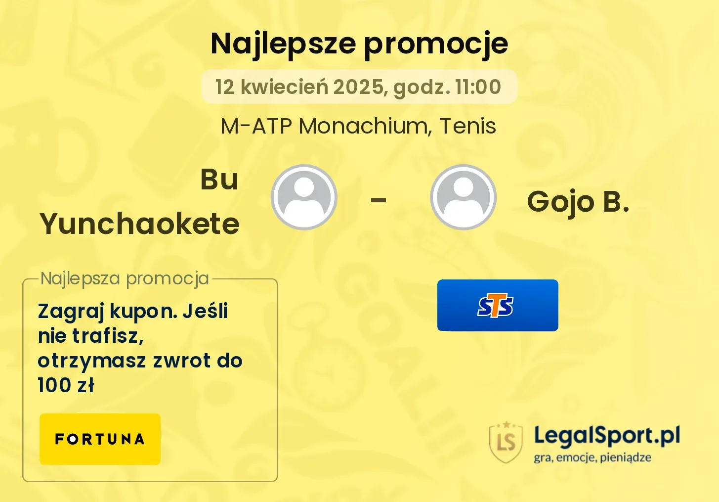 Bu Yunchaokete - Gojo B. promocje bukmacherskie