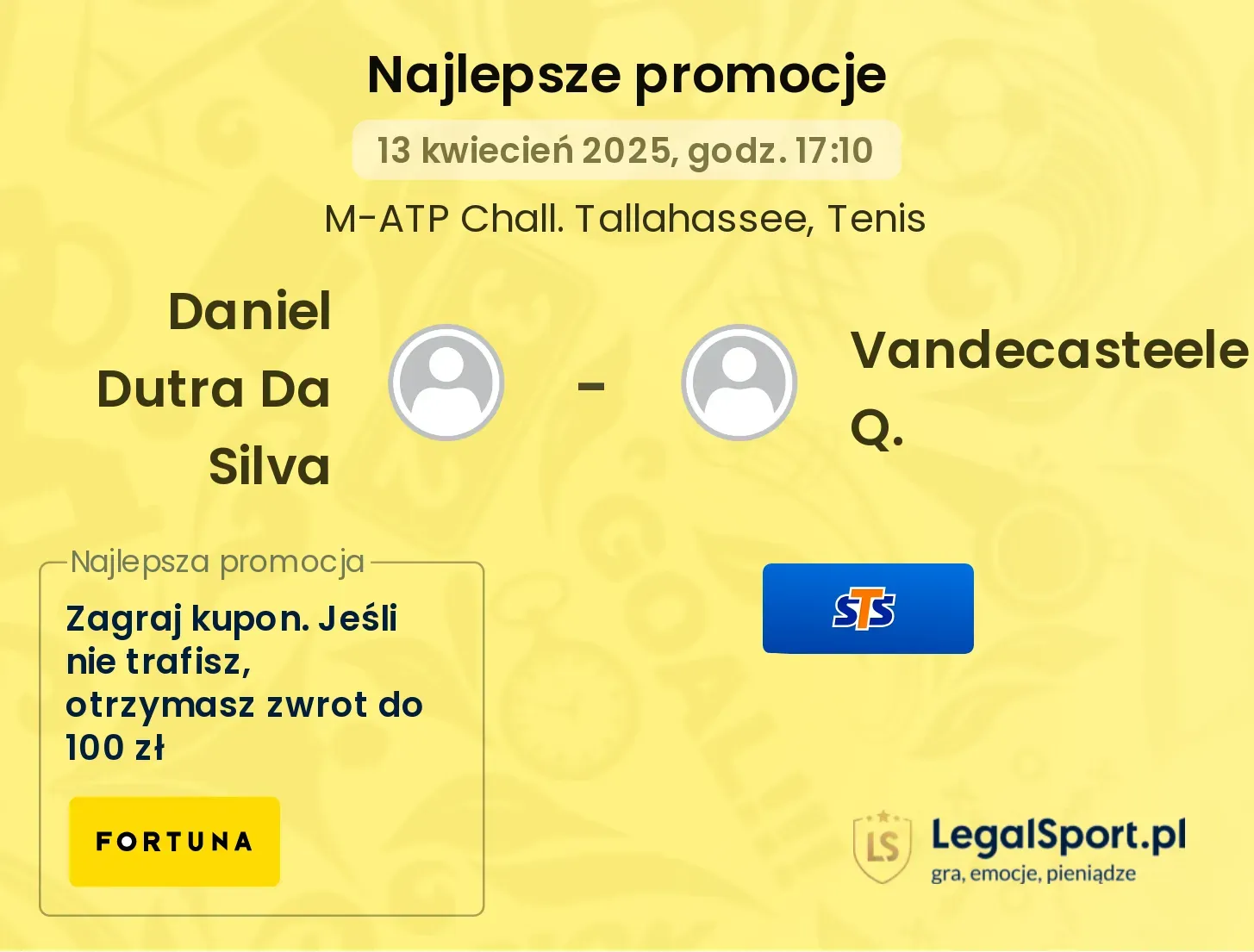 Daniel Dutra Da Silva - Vandecasteele Q. promocje bukmacherskie