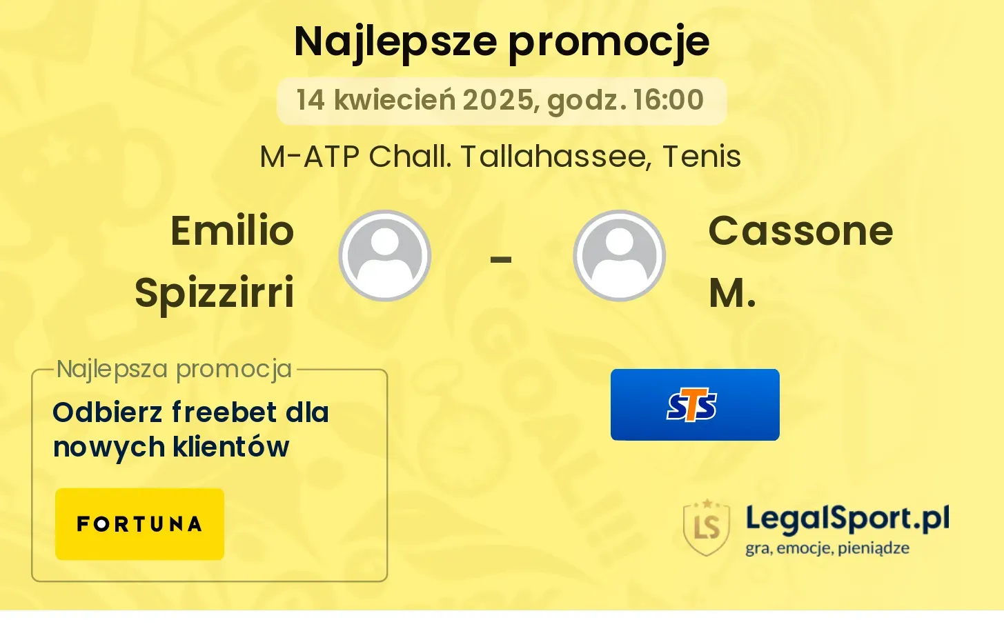 Emilio Spizzirri - Cassone M. promocje bukmacherskie