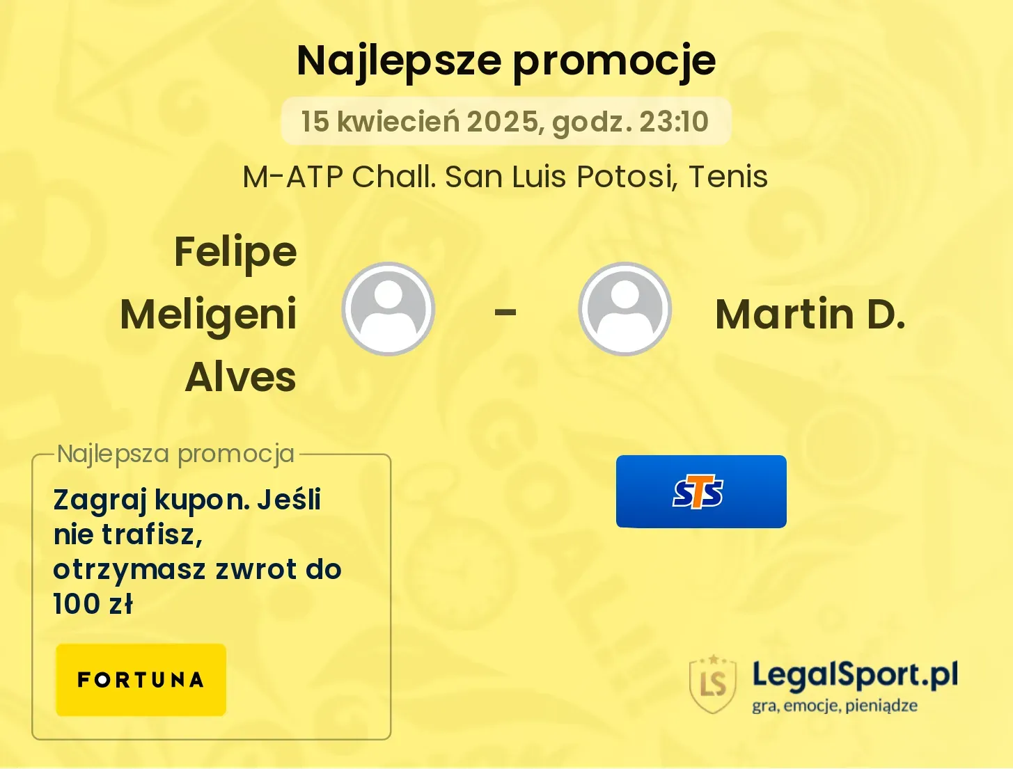 Felipe Meligeni Alves - Martin D. promocje bukmacherskie