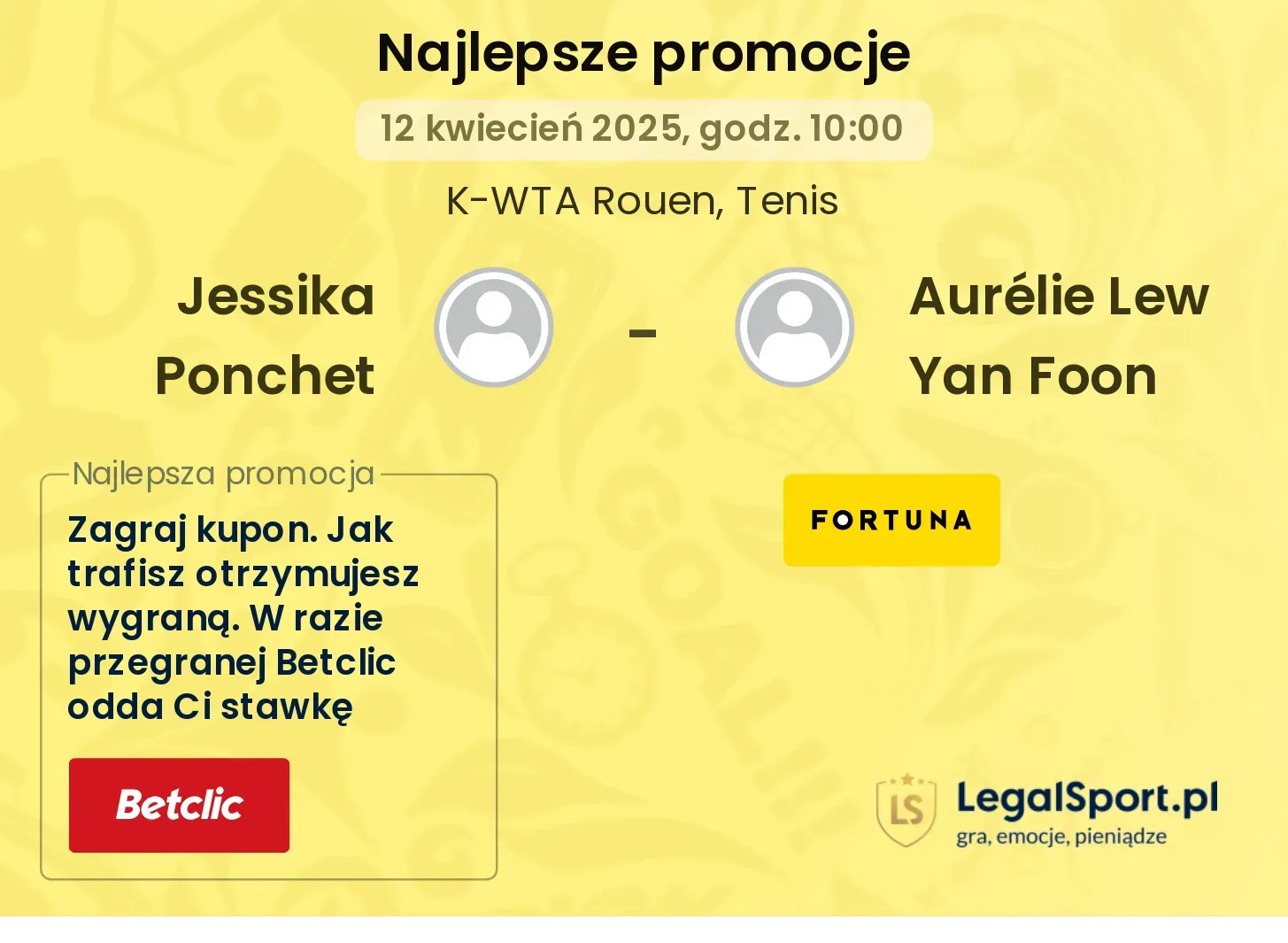 Jessika Ponchet - Aurélie Lew Yan Foon promocje bukmacherskie