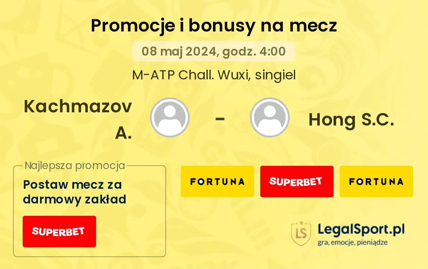 Kachmazov A. - Hong S.C. promocje bonusy na mecz