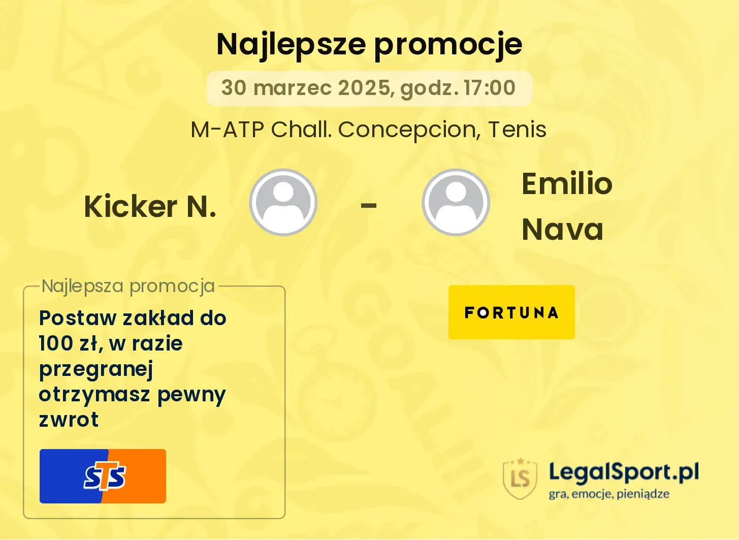 Kicker N. - Emilio Nava promocje bukmacherskie