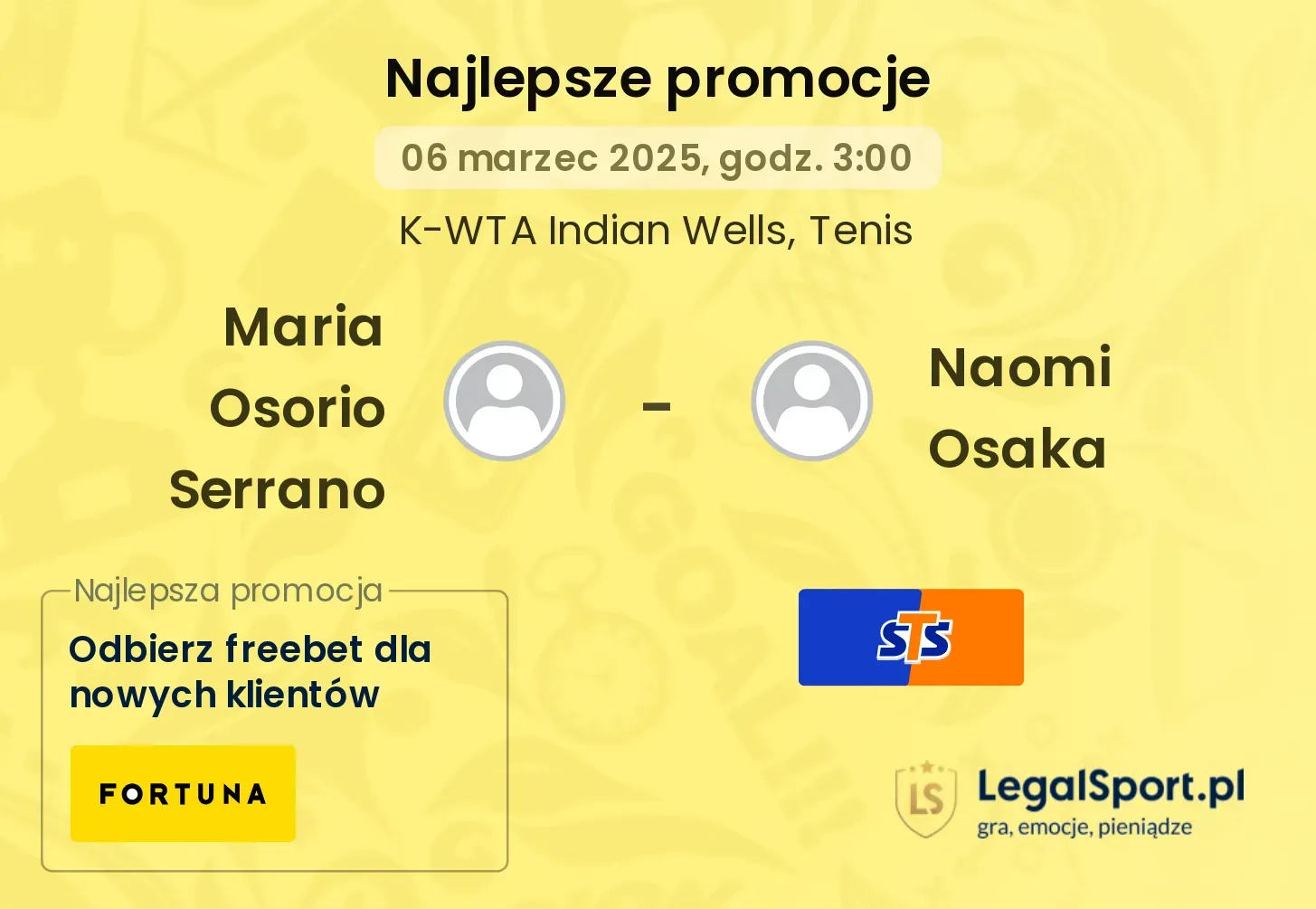 Maria Osorio Serrano - Naomi Osaka promocje bukmacherskie
