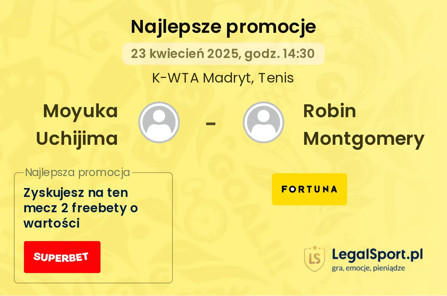 Moyuka Uchijima - Robin Montgomery promocje u bukmacherów