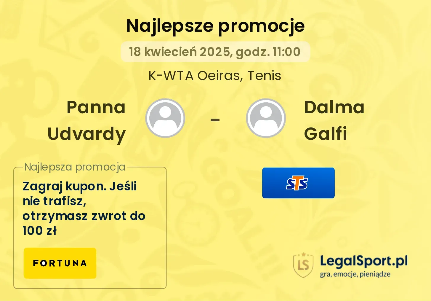 Panna Udvardy - Dalma Galfi promocje u bukmacherów