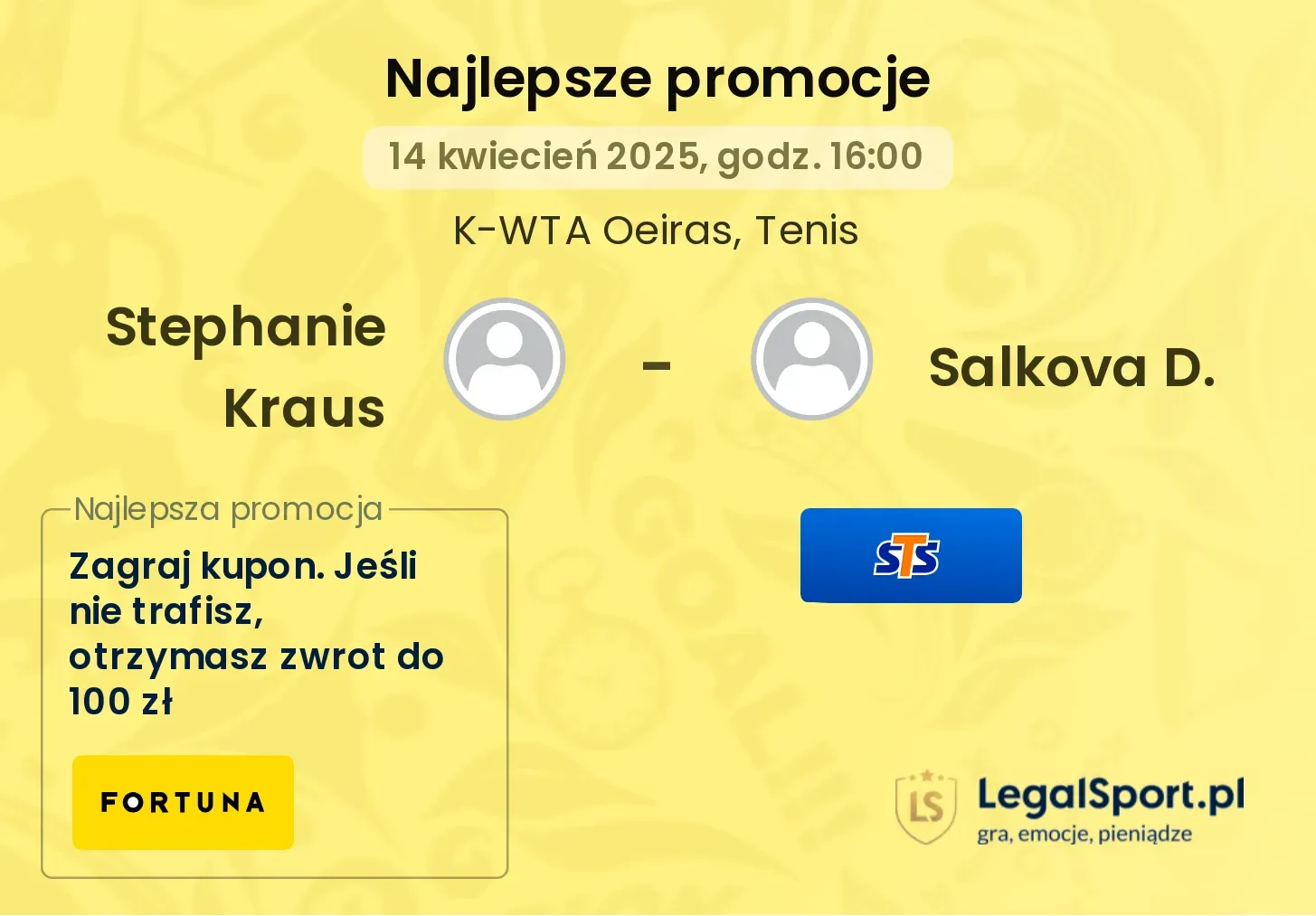 Stephanie Kraus - Salkova D. promocje bukmacherskie